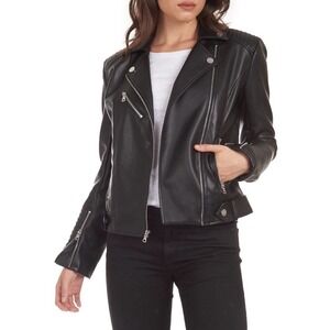 NWOT Kendall & Kylie medium like leather moto jacket full zip with side pockets